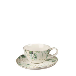 Ceașcă și farfurioară din porțelan superior, 250 ml